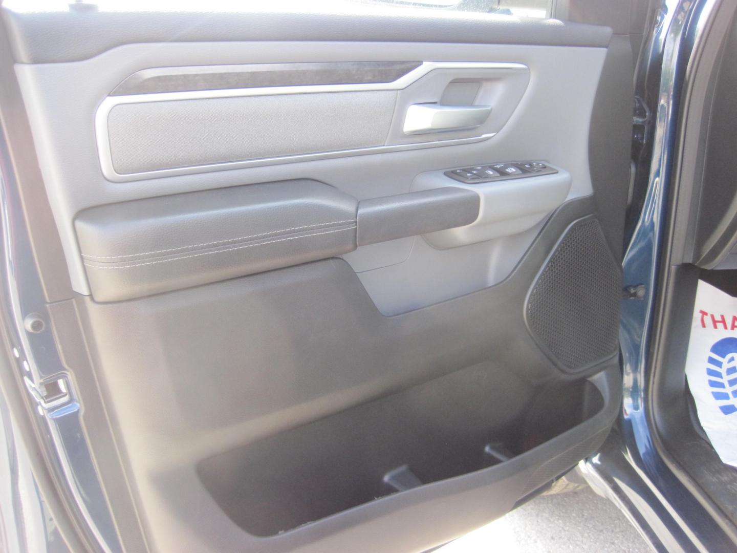 2023 blue /gray RAM 1500 Big Horn Crew Cab 4WD (1C6SRFMTXPN) with an 5.7L V8 OHV 16V engine, 8A transmission, located at 9530 Old Seward Highway, Anchorage, AK, 99515, (907) 349-3343, 61.134140, -149.865570 - Photo#6